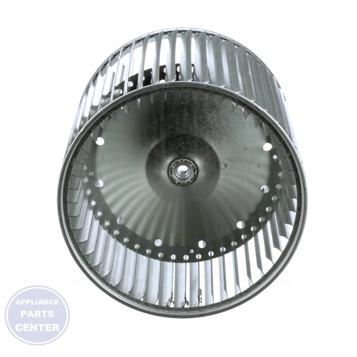 Double Inlet Replacement Blower Wheel 01331606 - Side view with 10-5/8" diameter and 1/2" hub bore