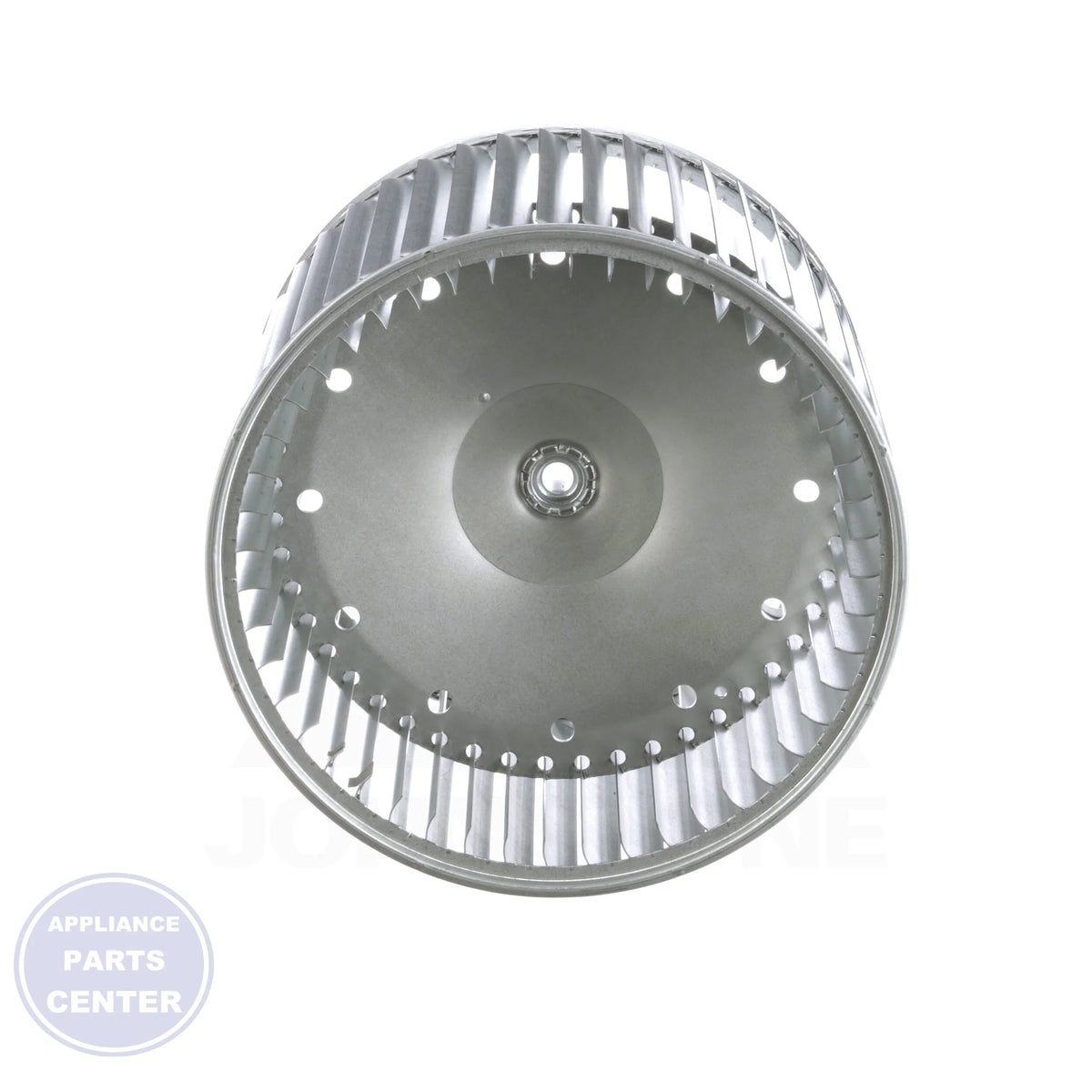 Double Inlet Replacement Blower Wheel 01332401 - Side view with 10-5/8" diameter and 8" width