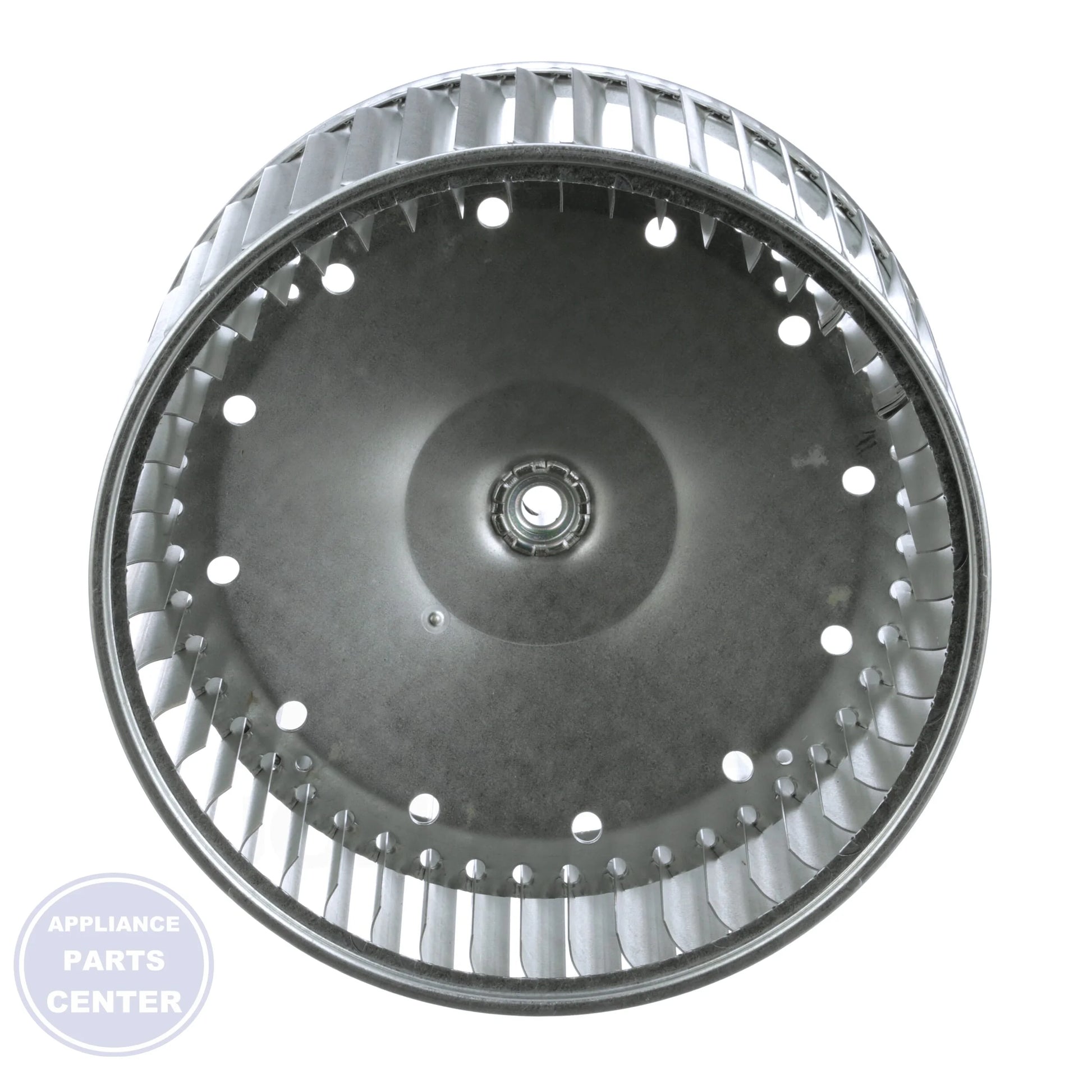 Double Inlet Replacement Blower Wheel 01332601 - Side view with Diameter 10-5/8"