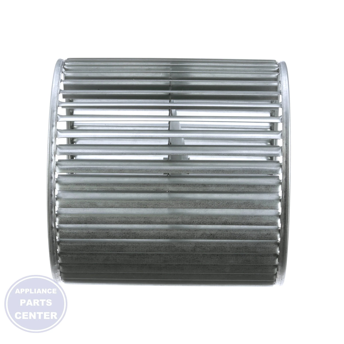 Double Inlet Replacement Blower Wheel 01333201 - Detailed view of 1/2" hub bore and direct drive type