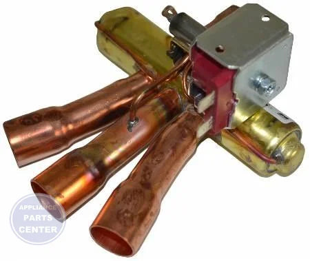 Goodman Reversing Valve 0151R00068S - Main view showing efficient heating and cooling transition for Goodman and Amana models