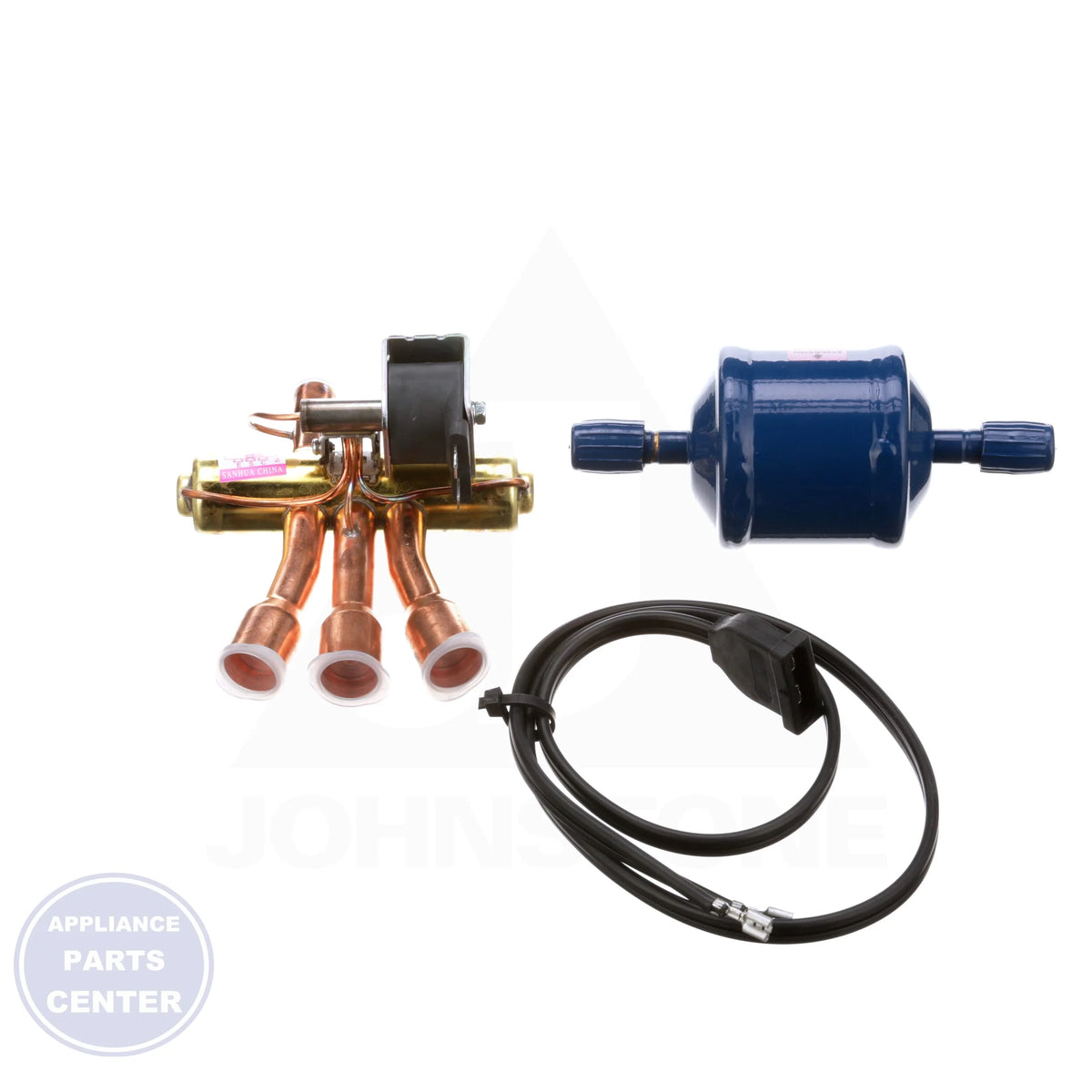 Reversing Valve 0151R00068S - Side view with precise technical specs