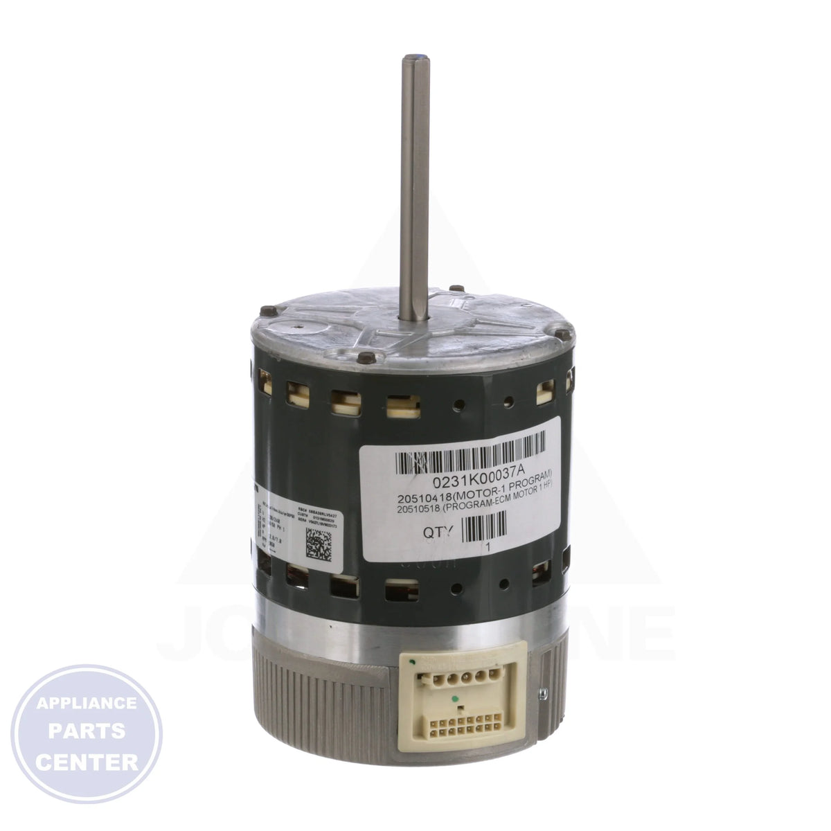 Blower Motor Variable 0231K00037A - Detailed view of 120/240 volt ECM motor