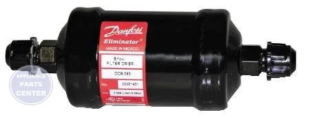 [Brand] DCB Bi-Flow Filter-Drier DCB163S 023Z1437 - Main view showing refrigerant flow enhancement for various models