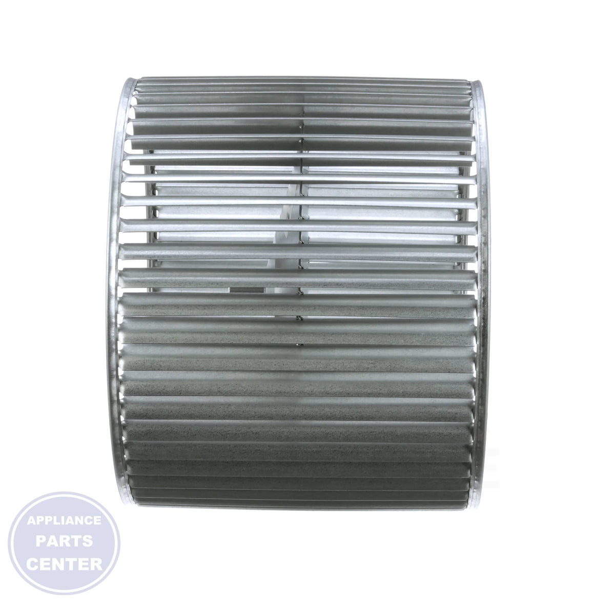 Double Inlet Replacement Blower Wheel 02694009 - Detailed view of 1/2" hub bore and 1550 RPM