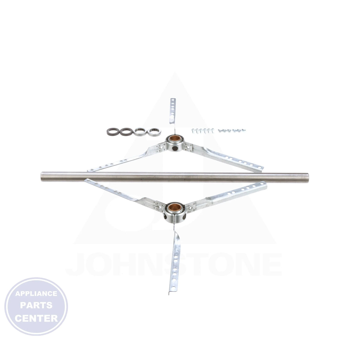 Bearing Bracket Kit 029176-01 - Side view with 1" shaft diameter and 25" length