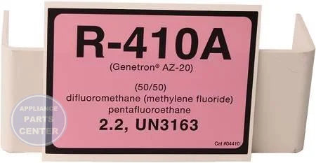 [Brand] R-410A Refrigerant ID Labels 10 Pack - Main view showing clear refrigerant identification for [specific models]