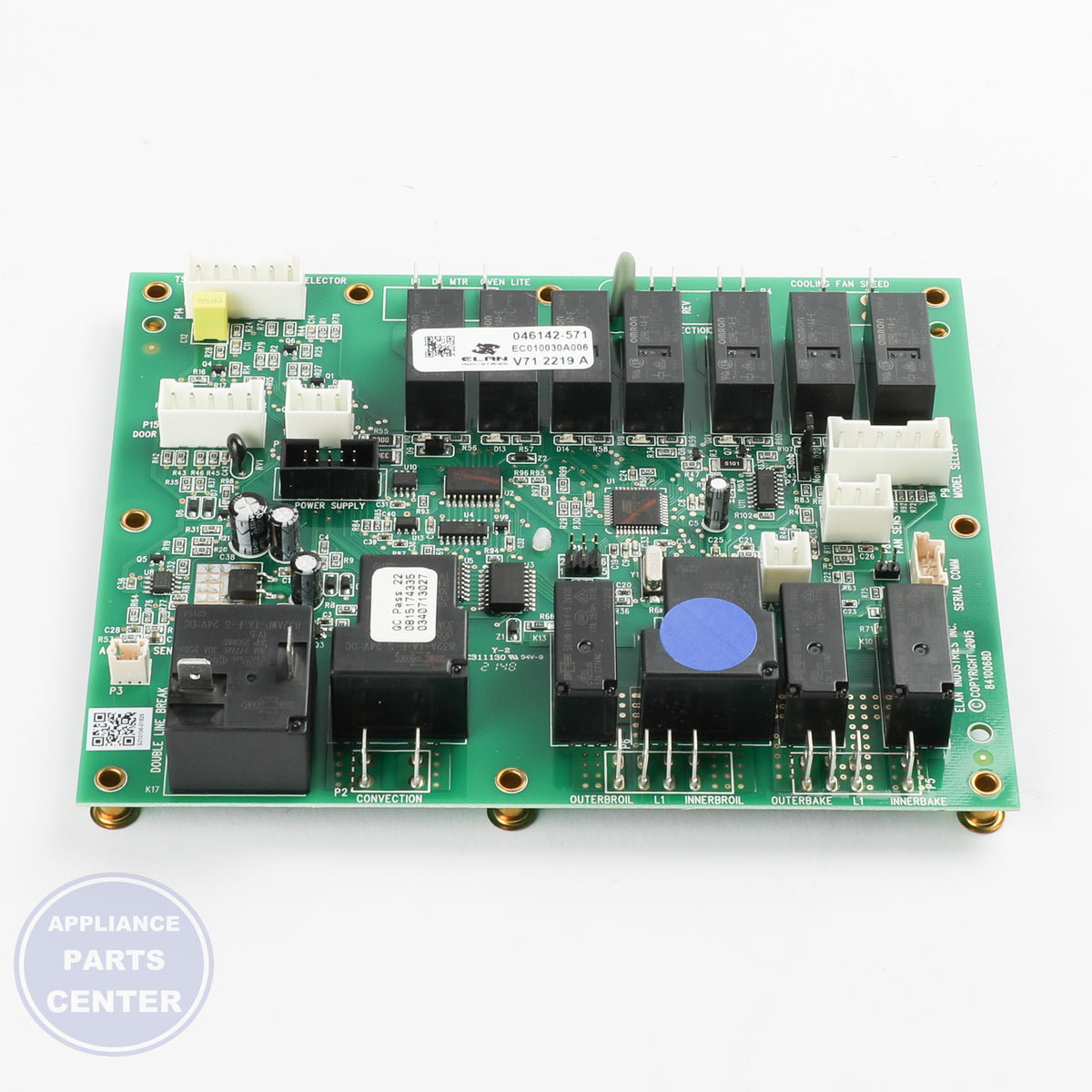 VIK 046142-571 CONTROL BOARD - Installation in VIK model showing mounting points
