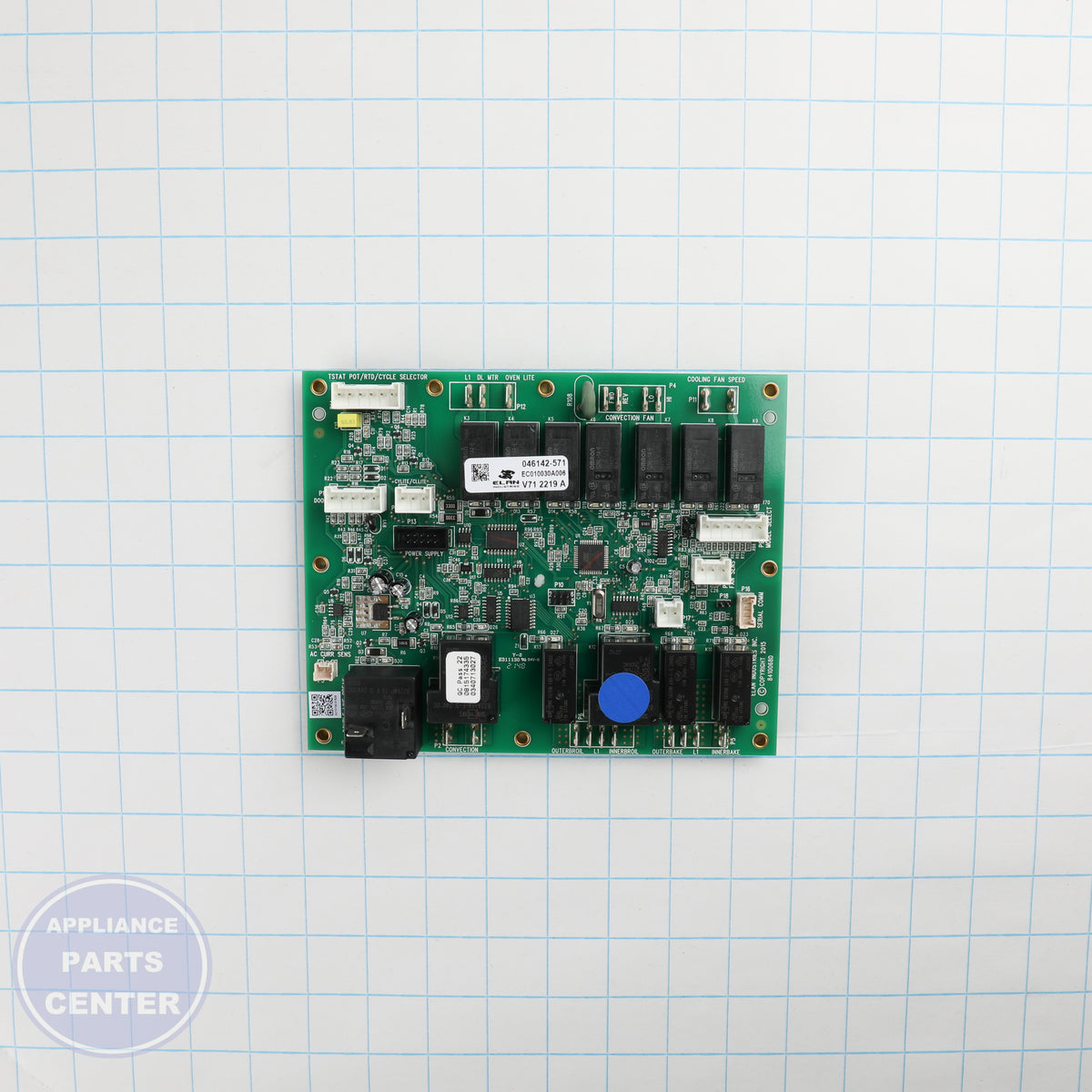 VIK 046142-571 CONTROL BOARD - Installation in VIK model showing mounting points
