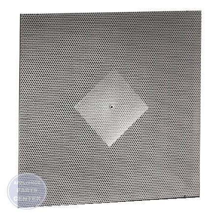 [Brand] Perforated T-Bar Diffusers 050354 - Main view showing perforated steel construction for L70-499 models