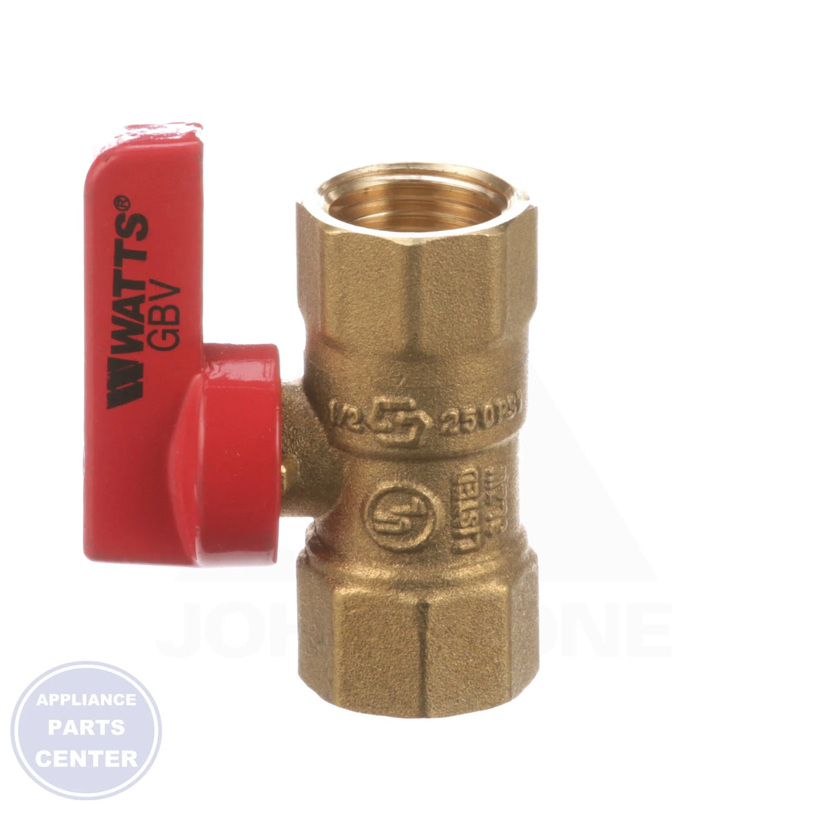 Gas Ball Valve 0545003 - Detailed view of brass body construction