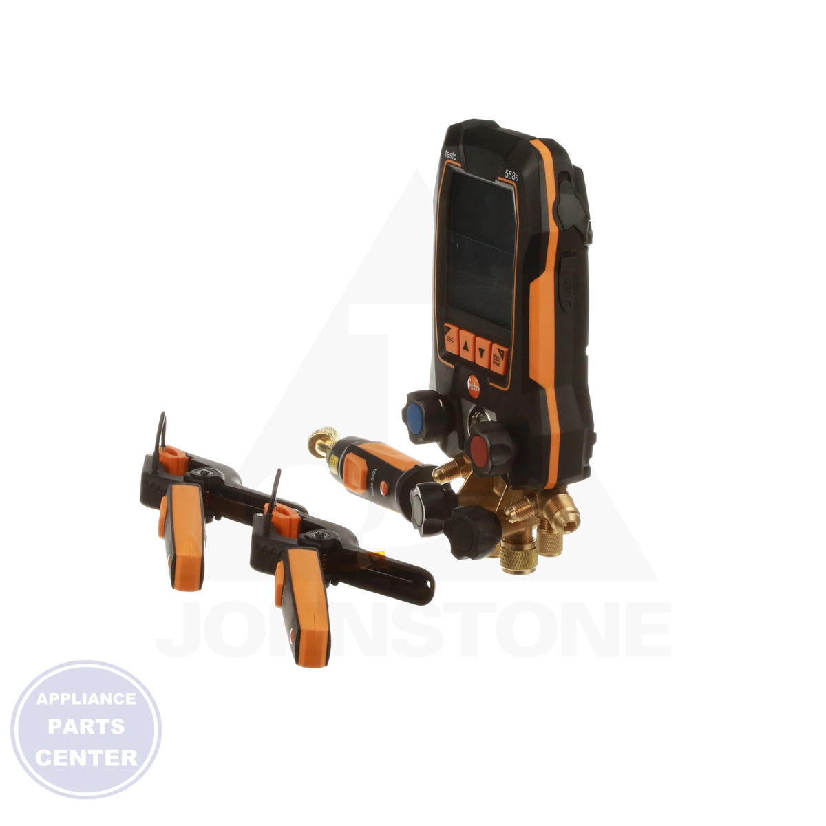 558s 4-Valve Digital Manifold Vacuum Kit - Detailed view of touchscreen interface and A2L compatibility