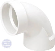 PVC HxH 90 Elbow 05877 - Main view showing hub x hub connection for R54-245