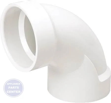 PVC HxH 90 Elbow 05877 - Main view showing hub x hub connection for R54-245