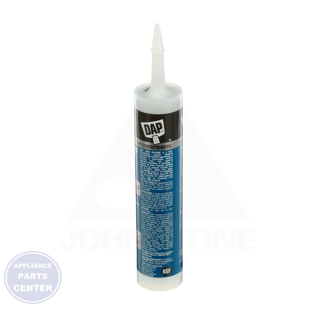 Professional 100% RTV Silicone Sealant 08011 - Side view with 10.3 Oz. capacity