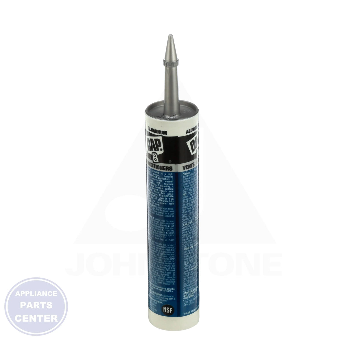100% RTV Silicone Sealant 08012 - Side view with 10.3 Oz. capacity