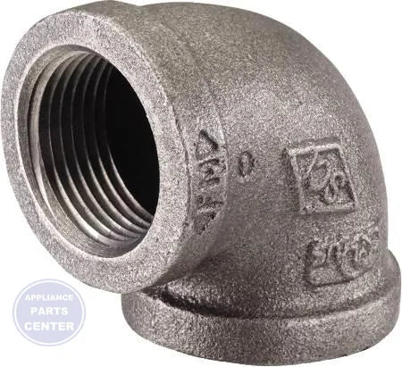 Black Iron 90 Degree Elbow 0810000208 - Main view showing durable build for various industrial models