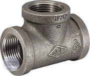 [Brand] 1/2" Black Iron Tee 0810029819 - Main view showing high-pressure capacity for various [specific models]