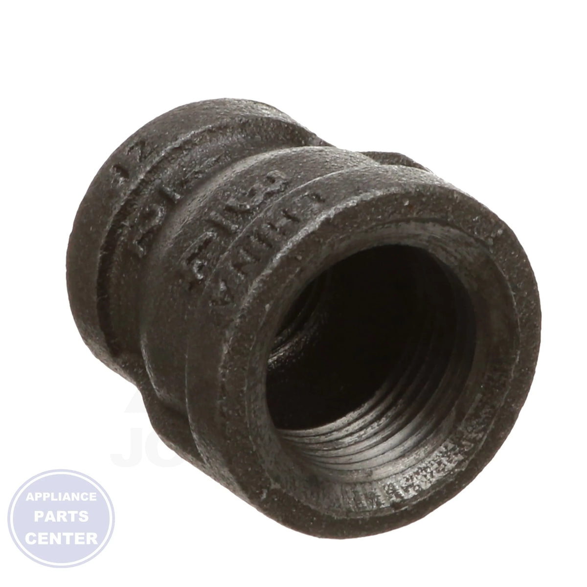Black Iron Reducing Coupling 0810086009 - Detailed view of high-pressure compatibility