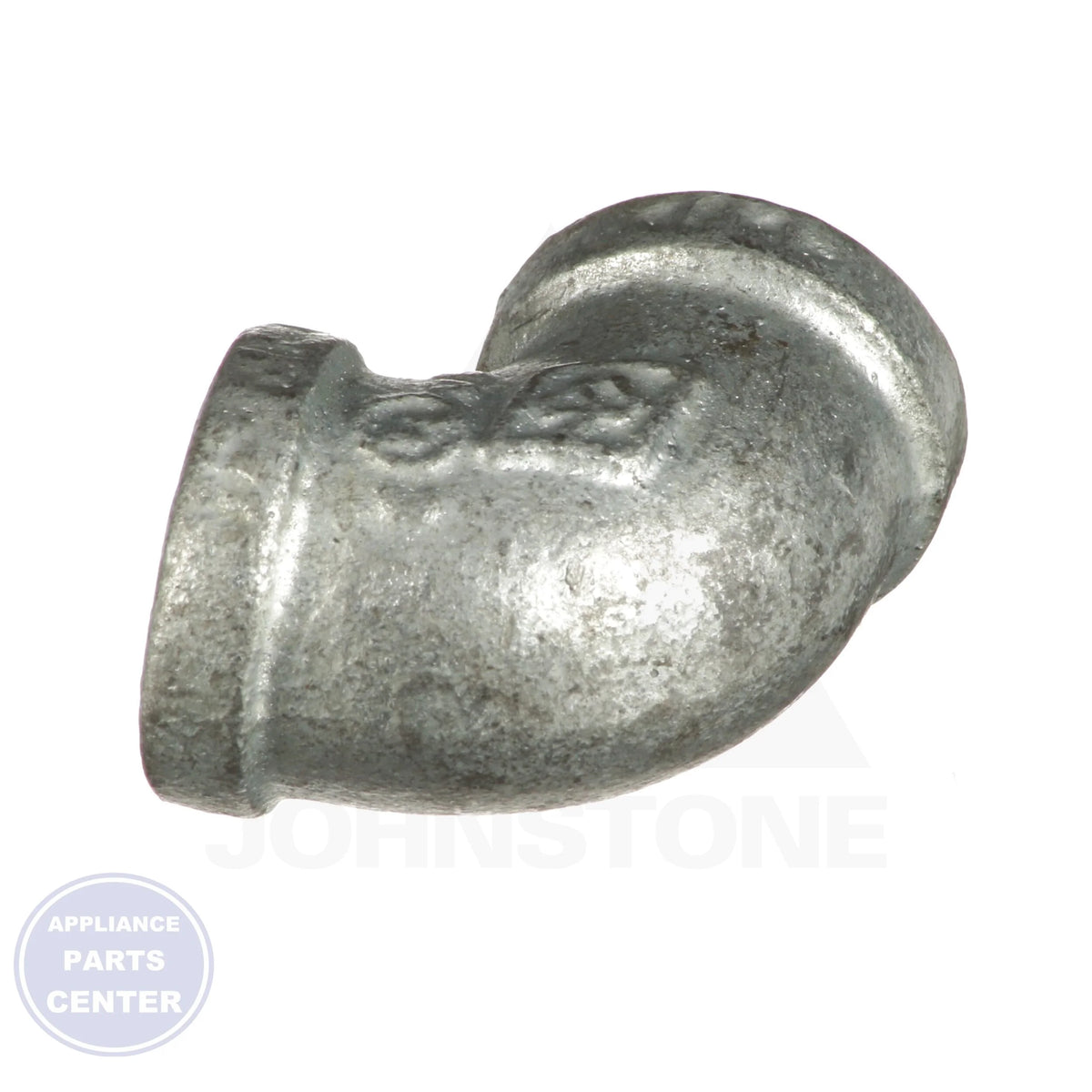 1/2" Galvanized 90 Degree Elbow 0811000819 - Side view with 300 psi working pressure