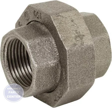 [Brand] 1/2" Black Iron Union 0812508018 - Main view showing leak-free joint for [specific models]