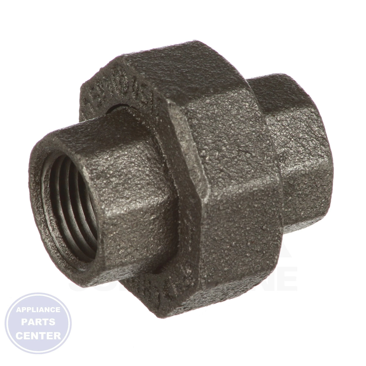 1/2" Black Iron Union 0812508018 - Side view with 300 psi working pressure