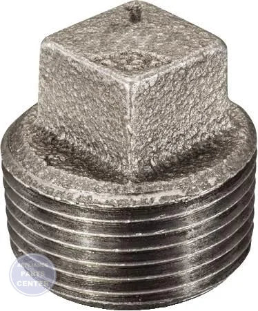 [Brand] 1-1/2" Black Iron Plug 0818902538 - Main view showing leak-free seal for plumbing systems