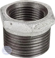 [Brand] 1" X 3/4" Galvanized Bushing 0819906645 - Main view showing threaded ends for [specific models]