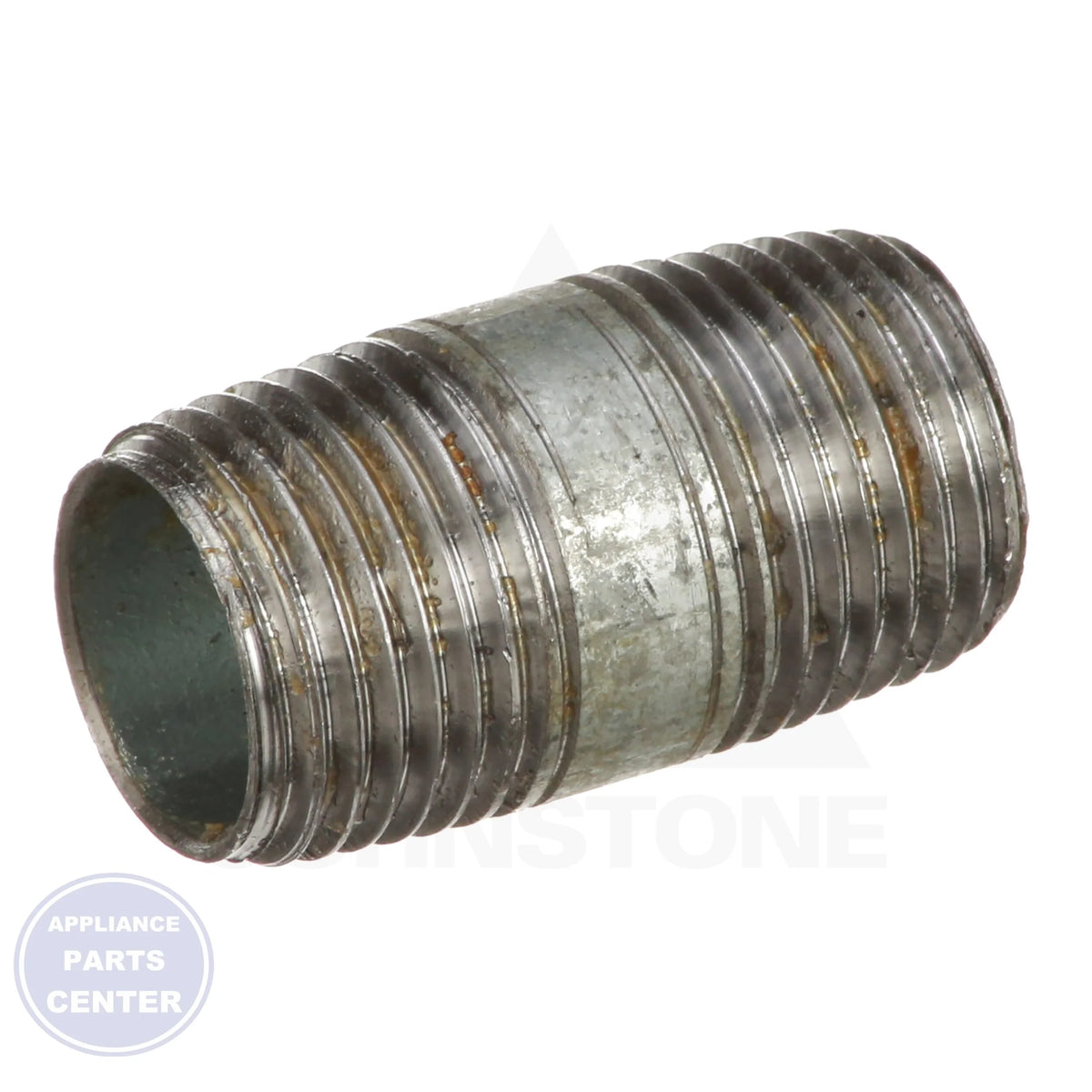 Galvanized Pipe Nipple 0831014600 - Side view with 1/2" x 1-1/2" measurements