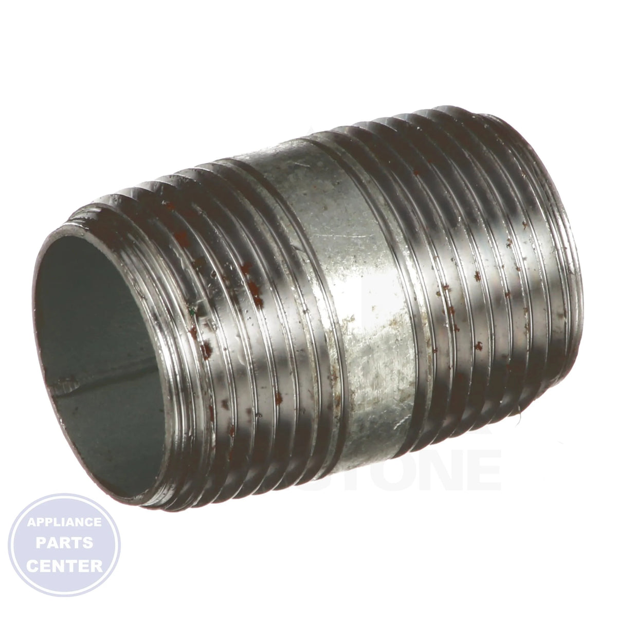 3/4" X 1-1/2" Galvanized Pipe Nipple 0831019203 - Side view with precise measurements