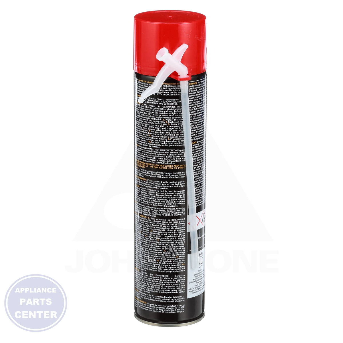 Foam & Fill Expanding Foam 0912 - Side view with 20 Oz. capacity
