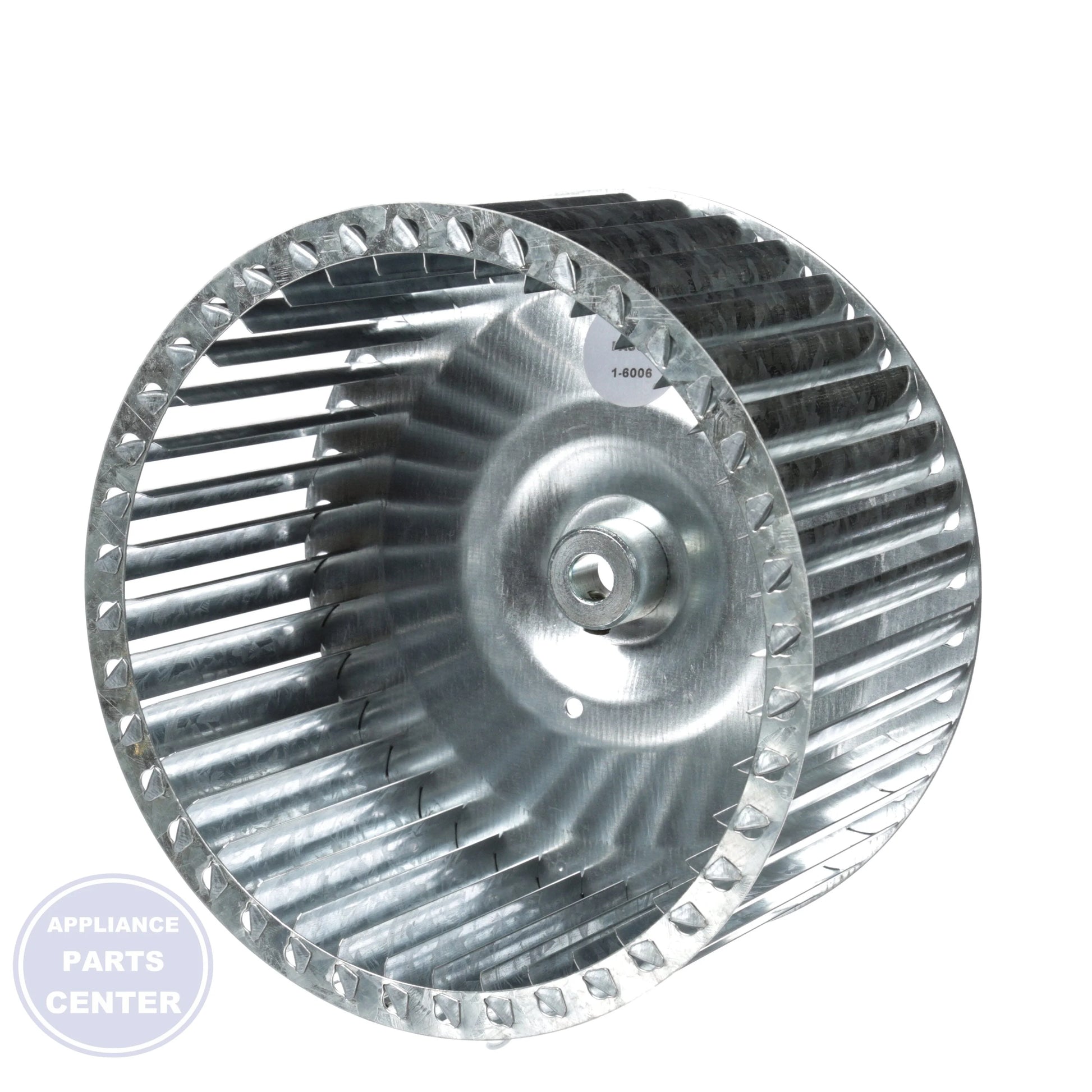 [Brand] Single Inlet Blower Wheel 1-6006 - Detailed view of the hub with a 1/2" bore