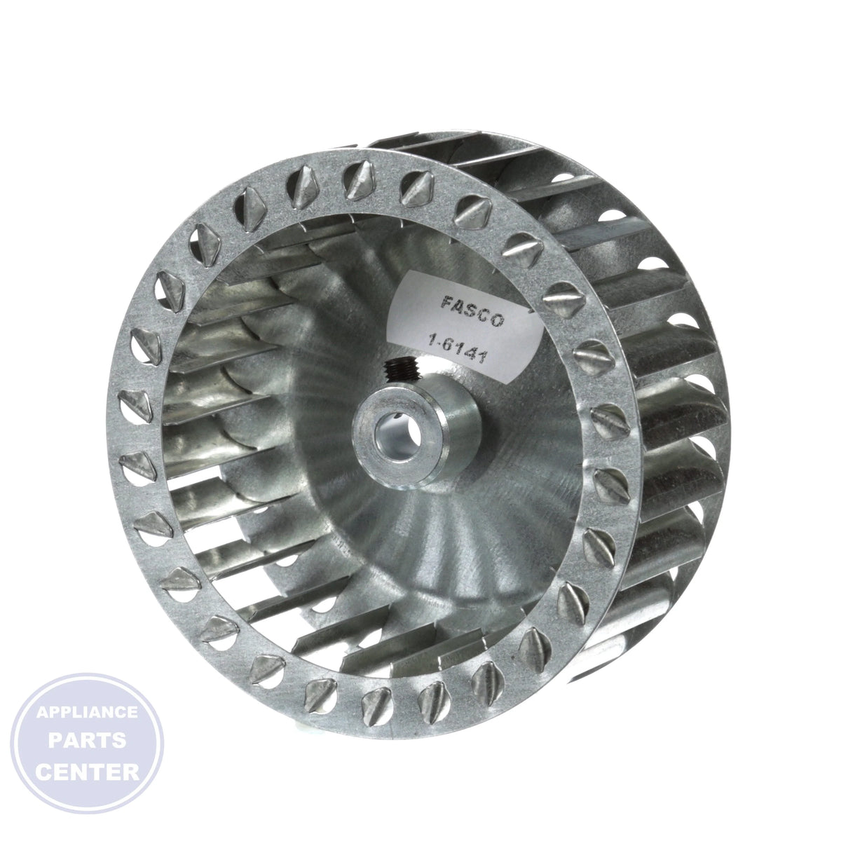 Single Inlet Blower Wheel 1-6141 - Detailed view of 5/16" Hub Bore and 3600 RPM capacity