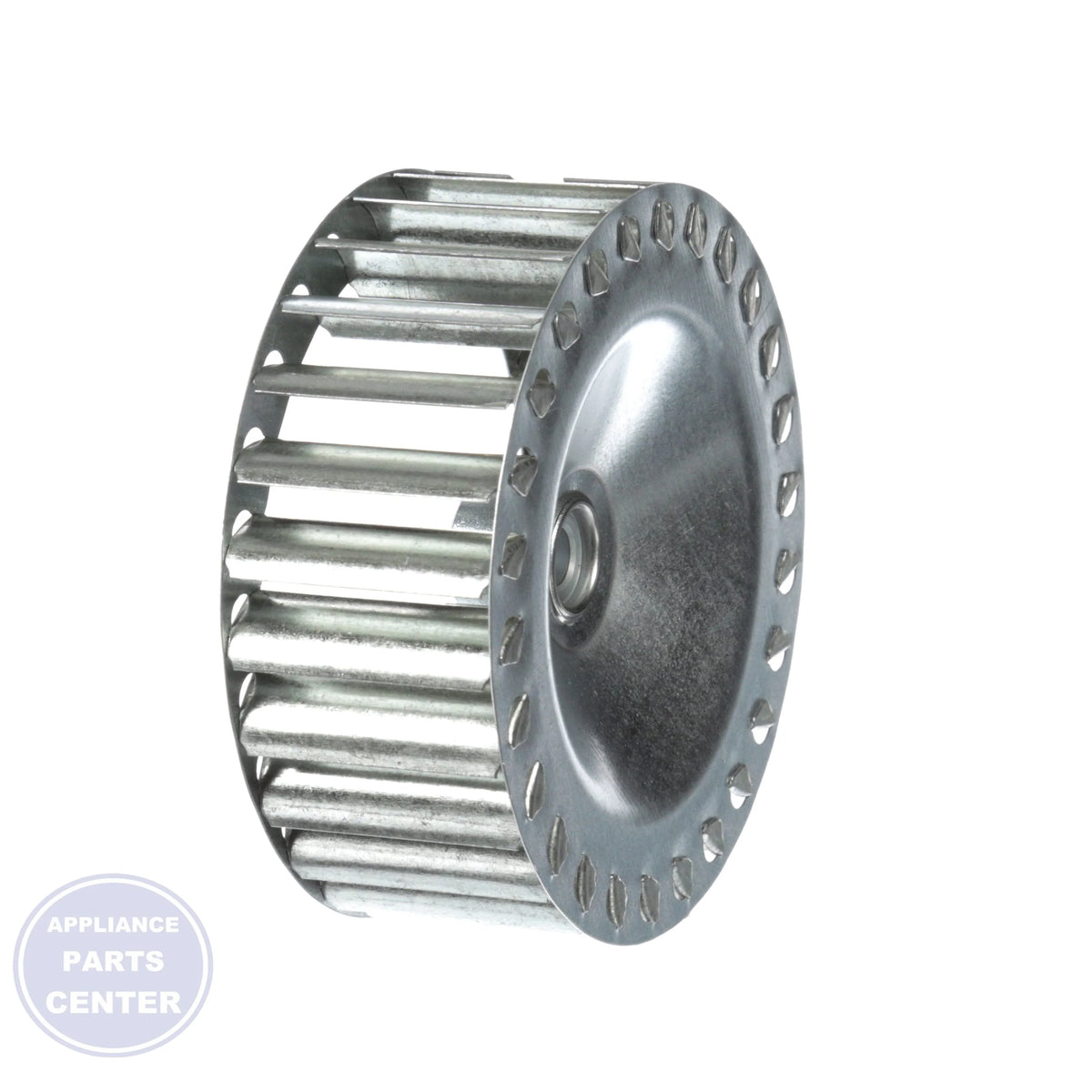 Single Inlet Blower Wheel 1-6141 - Side view with 4" diameter and 1-1/2" width