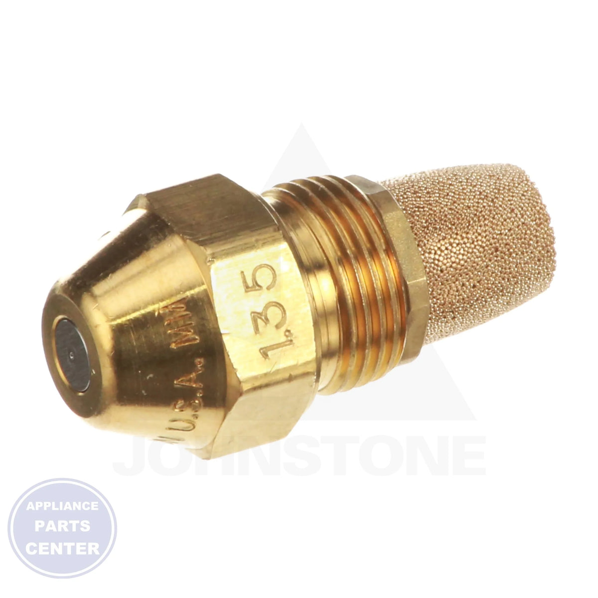 Oil Burner Nozzle 1.35X60B1 - Side view with 60 degree spray angle
