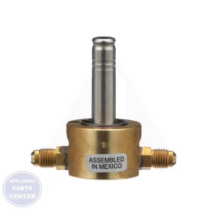 100RB Series Direct-Acting Solenoid Valve 100RB2F2 - Side view with 7/64" Port Size and 1/4" SAE Conn. Size