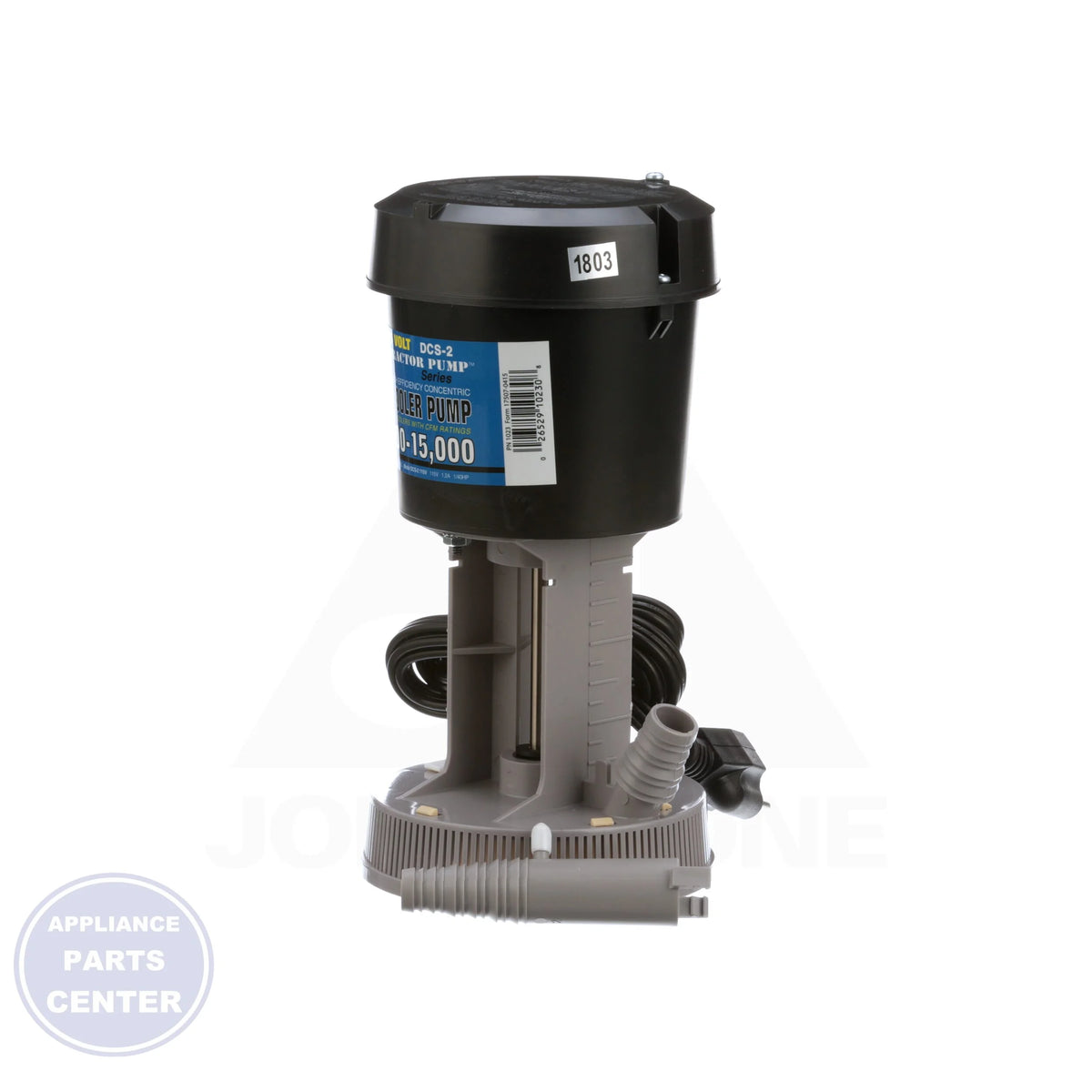 Contractor Series Evaporative Cooler Pump 1023 - Detailed view of low-level recovery design