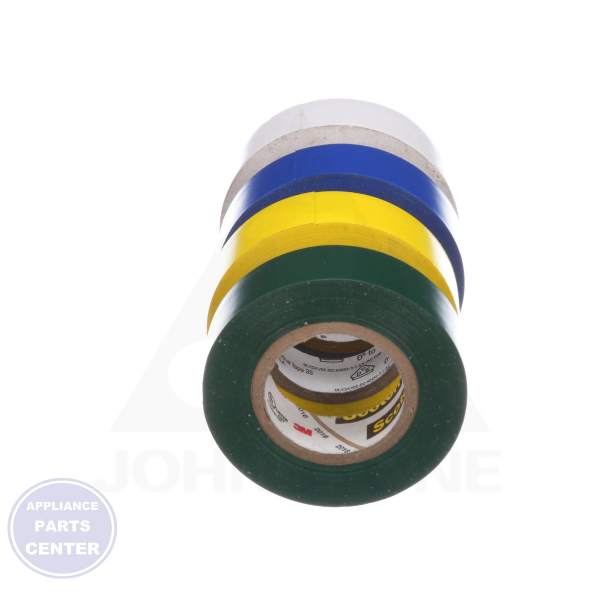 Yellow Colored Marking Tape 10257 - Detailed view of flame-retardant feature