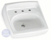 AM STD LUCERNE WALL-HUNG LAV SINK, 8 CENTERS - Main view showing 8-inch centers for PPG Lawn Mower and Paint Sprayer