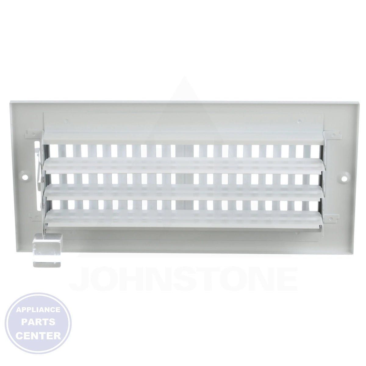 102M Series Sidewall/Ceiling Register 102M10X04 - Side view with 10" x 4" size specs