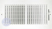 [Brand] 102M Series Sidewall/Ceiling Register 102M12X06 - Main view showing 2-way multi-louver design for [specific models]