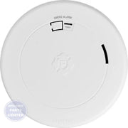 [Brand] 10-Year Sealed Battery Smoke Alarm SM210 - Main view showing smoke detection for various models