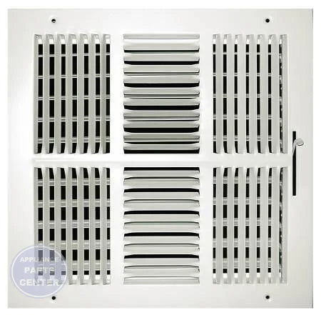 104M Series Sidewall/Ceiling Register 104M14X14 - Main view showing multi-louver shutter for compatible models