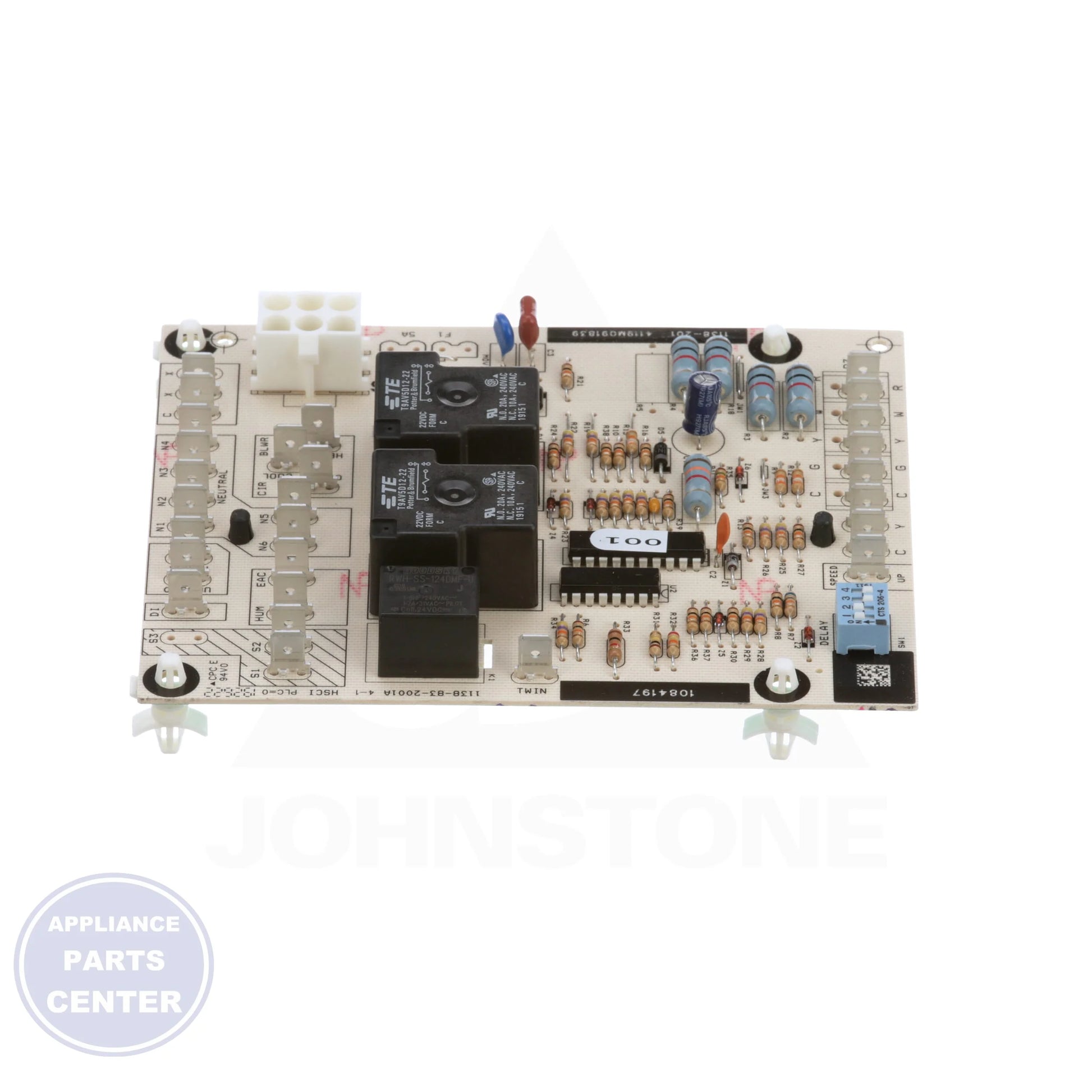 CONTROL FAN TIMER 1084197 - Side view with precise measurements