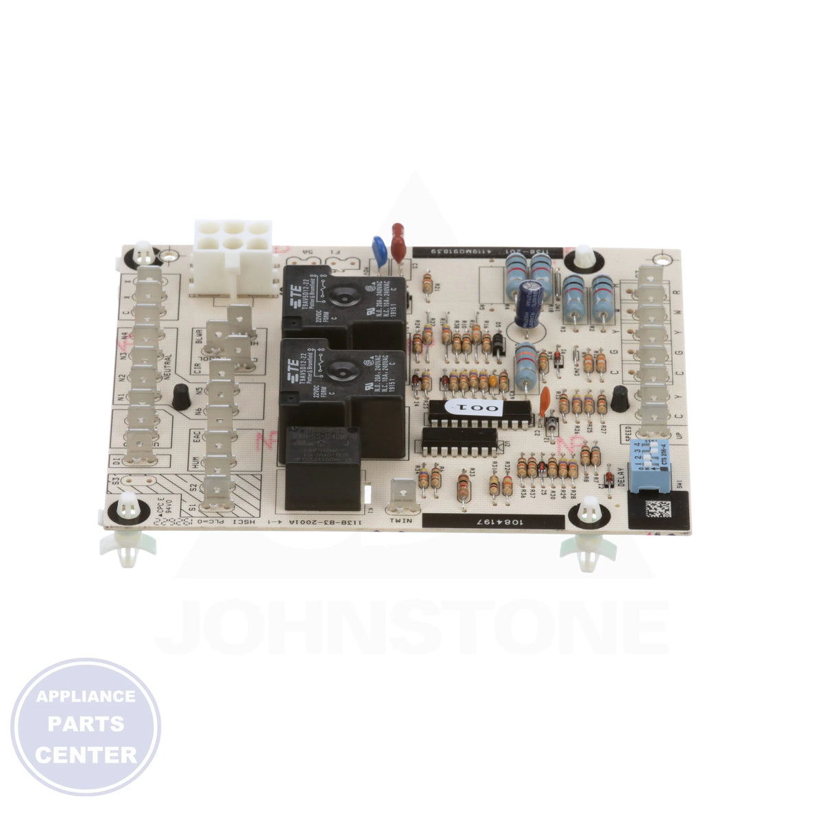 CONTROL FAN TIMER 1084197 - Side view with precise measurements