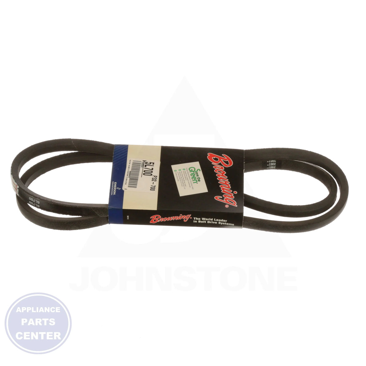 Browning FHP Belt 5L Series Wrapped Belt 1095561 - Detailed view of wrapped construction for smooth operation
