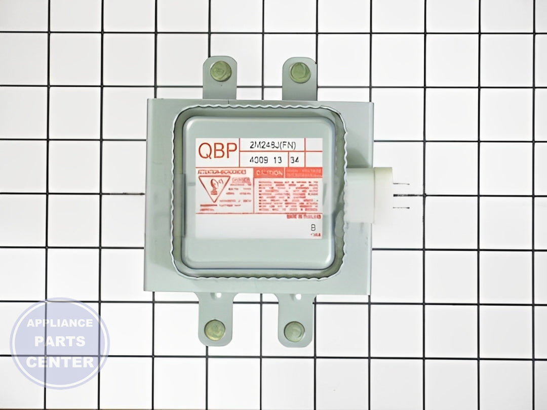 MAGNETRON 10QBP1000 - Main view showing microwaving efficiency for GE, Whirlpool, and Samsung models