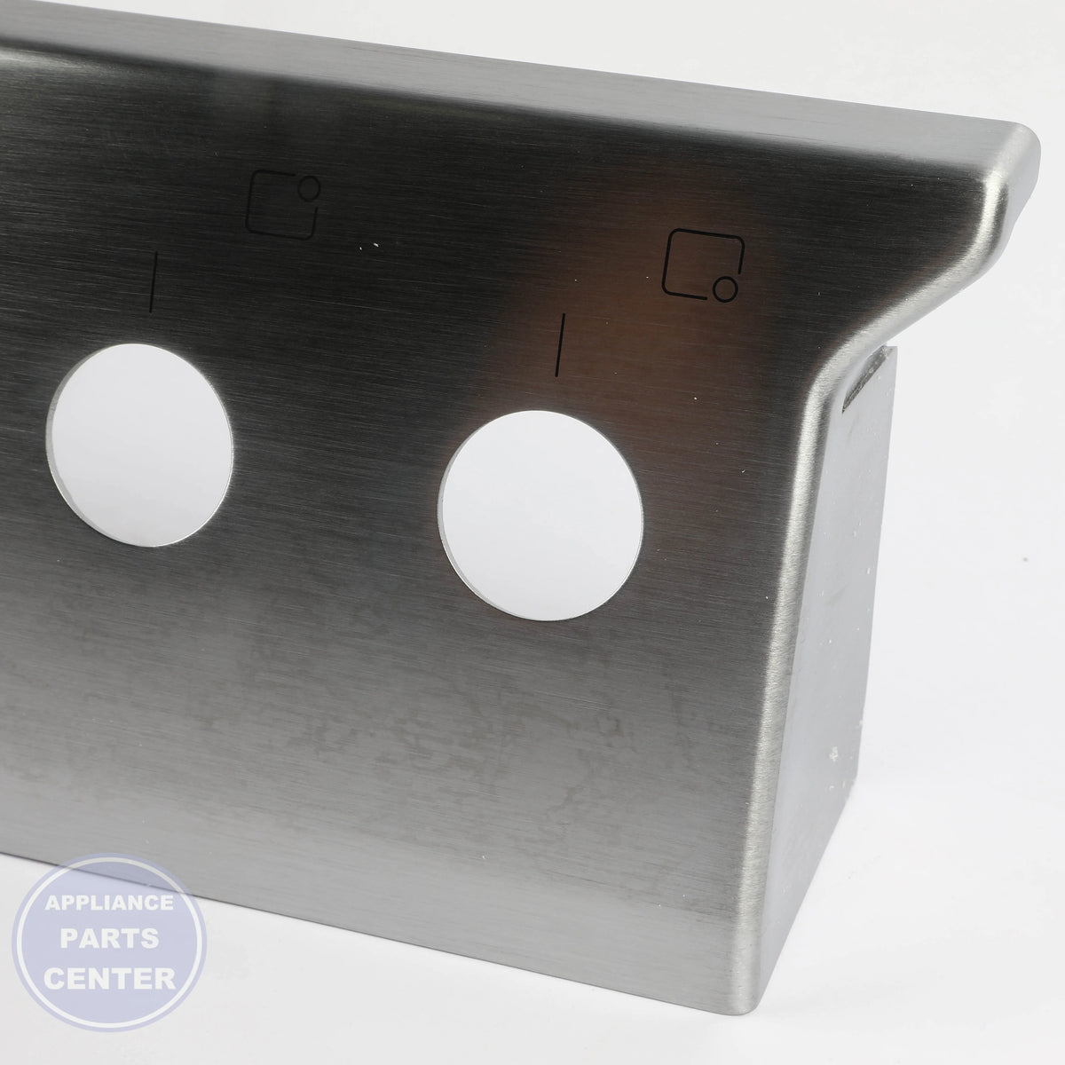 FRONT PANEL 11005330 - Side view with precise measurements