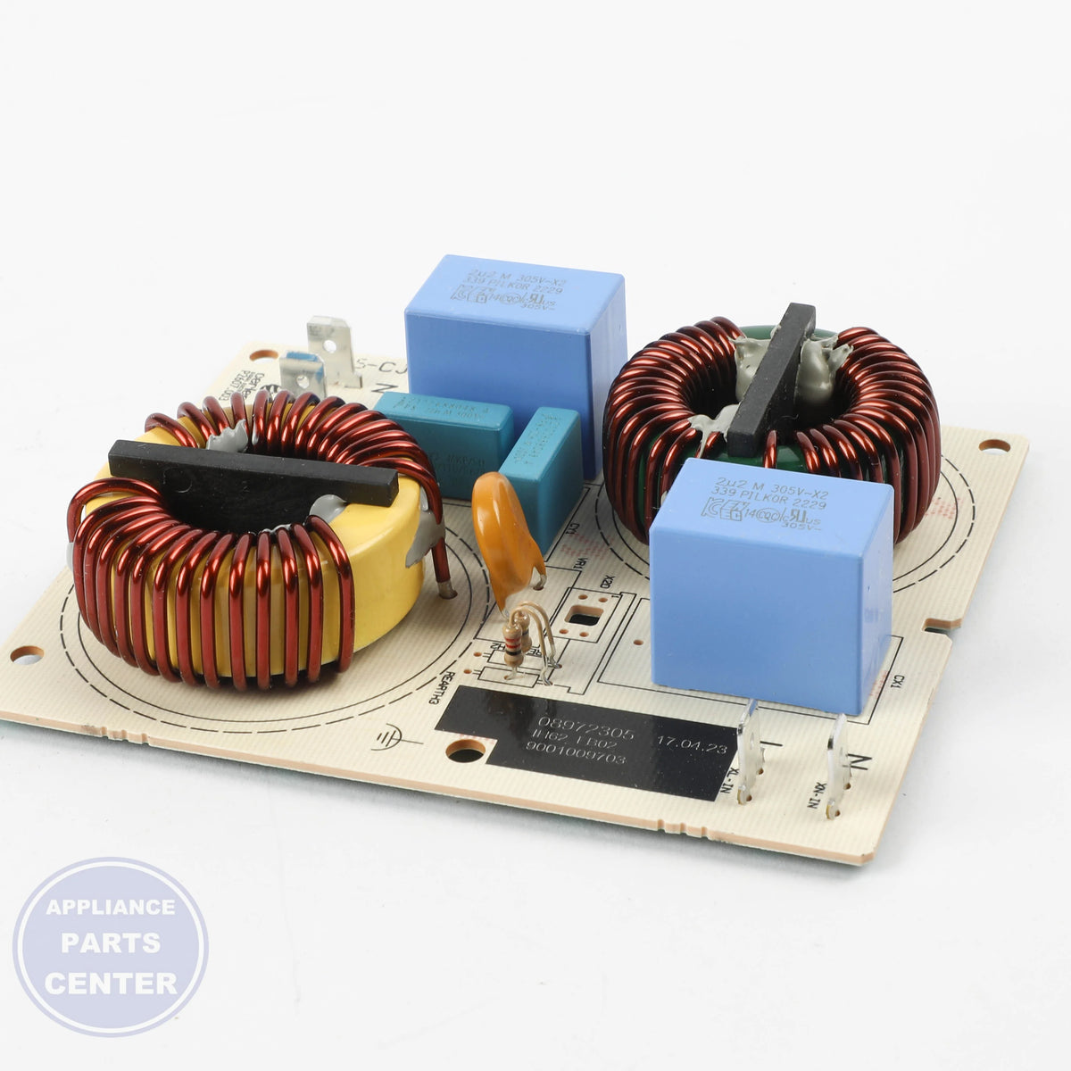 BSH PC BOARD 11009108 - Installation in specific model showing key mounting points