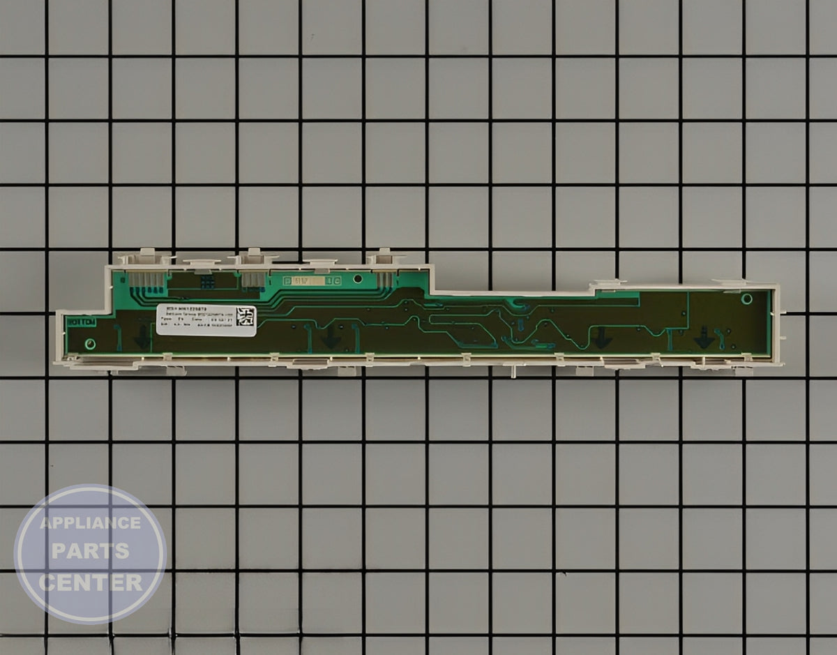 User Control and Display Board 11011647 - Side view with precise measurements and technical specs